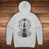 Cosmic Connection – Mystical Midweight Hoodie with Kangaroo Pocket and Raglan Sleeves